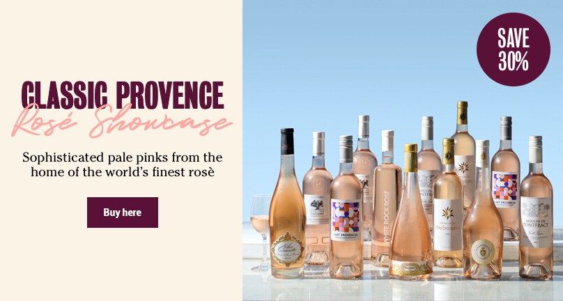 Sophisticated pale pinks from the home of the world’s finest rosé - SAVE 30%