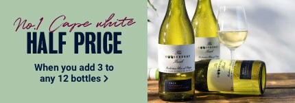 No.1 Cape white, HALF PRICE - When you add 3 to any 12 bottles >