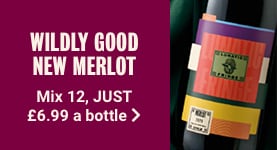 Wildly good NEW Merlot - Mix 12, JUST £6.99 a bottle >