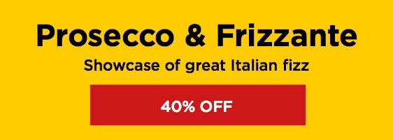 Prosecco & Frizzante showcase of great italian fizz - 40% OFF