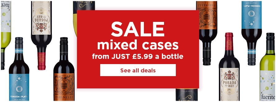 SALE mixed cases from JUST £5.99 a bottle - See all deals