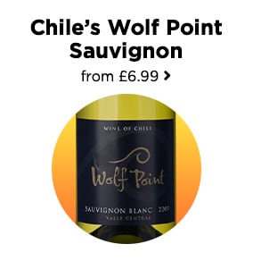 Chile’s Wolf Point Sauvignon from £6.99
