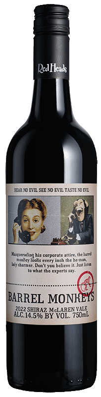RedHeads Barrel Monkeys Shiraz RedHeads Barrel Monkeys Shiraz
