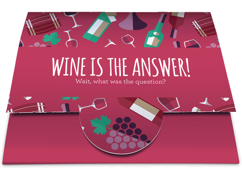 £10 Gift Card with wallet (Wine is the Answer) 