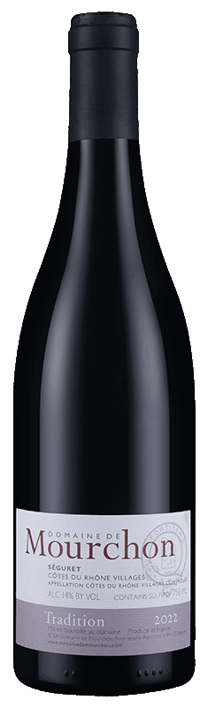 Domaine de Mourchon Séguret Tradition Côtes du Rhône Village Organic Domaine de Mourchon Séguret Tradition Côtes du Rhône Village Organic