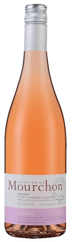 Domaine de Mourchon Loubié Côtes du Rhône-Villages Rosé Organic Domaine de Mourchon Loubié Côtes du Rhône-Villages Rosé Organic