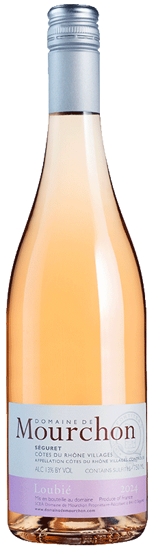Domaine de Mourchon Loubié Côtes du Rhône-Villages Rosé Organic Domaine de Mourchon Loubié Côtes du Rhône-Villages Rosé Organic