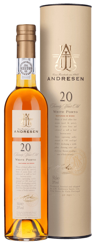 Andresen 20-year-old White Port (50cl in gift box) NV
