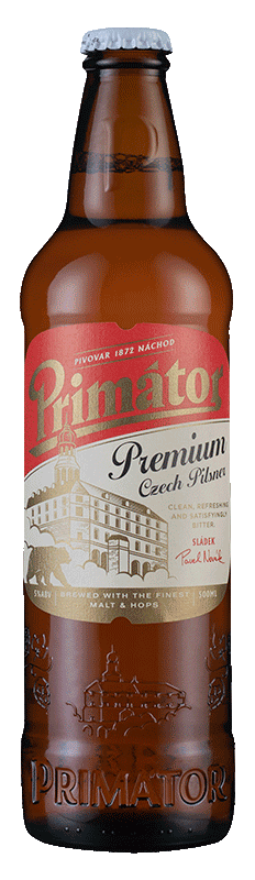 Primátor Premium Pilsner Lager (50cl) NV