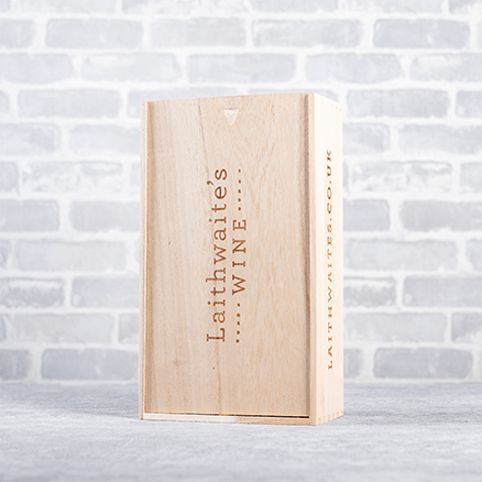 2 bottle Laithwaite's Wine box (wood) 