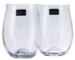 Set of 2 Dartington TL Signature Series Stemless Glasses