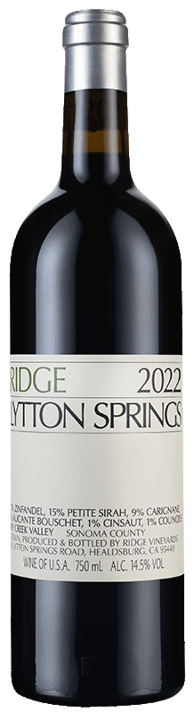 Ridge Lytton Springs 2022
