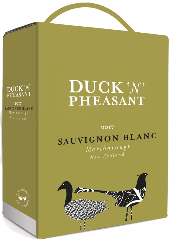 Duck 'n' Pheasant Sauvignon Blanc Wine Box 2017