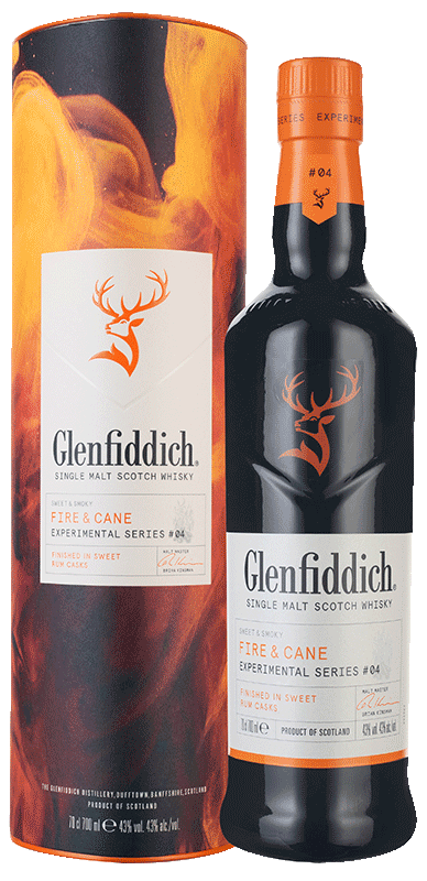 Glenfiddich Fire and Cane Single Malt Scotch Whisky (70cl) NV
