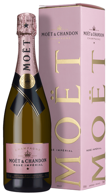 Champagne Moët & Chandon Rosé Impérial (in gift box) NV Champagne Moët & Chandon Rosé Impérial (in gift box) NV