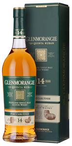 Glenmorangie Quinta Ruban 14-year-old Scotch Whisky (70cl in gift box)