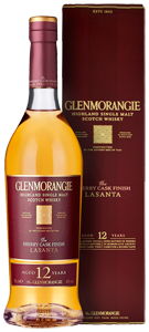 Glenmorangie Lasanta 12-year-old Whisky (70cl in gift box)