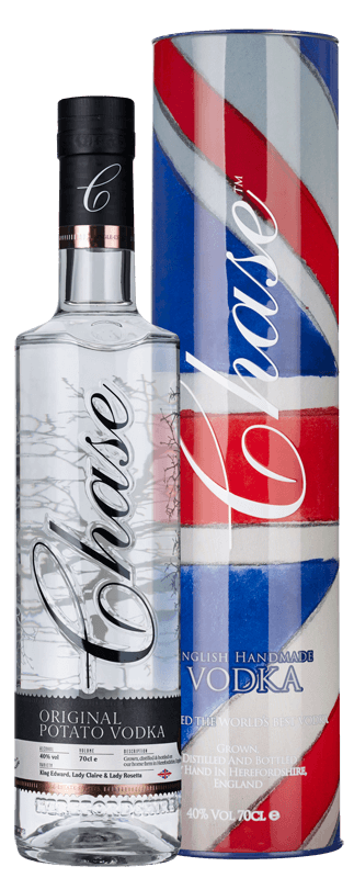 Chase English Potato Vodka (70cl) (in Union Jack tin) Chase English Potato Vodka (70cl) (in Union Jack tin)