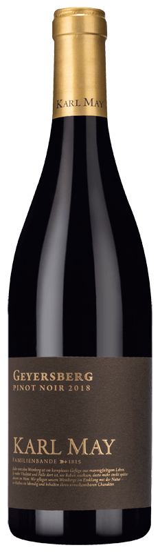 Karl May Geyersberg Organic Pinot Noir 2018