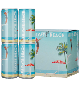 Private Beach Sparkling Rosé (4 cans x 200ml each) 