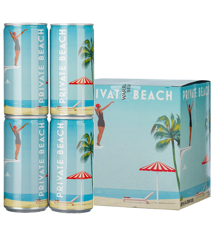 Private Beach Sparkling Rosé (4 cans x 200ml each) Private Beach Sparkling Rosé (4 cans x 200ml each)
