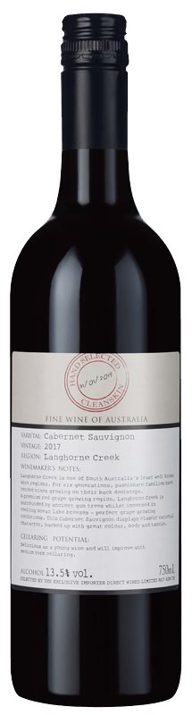 Cleanskin Cabernet Sauvignon 2017 Cleanskin Cabernet Sauvignon 2017
