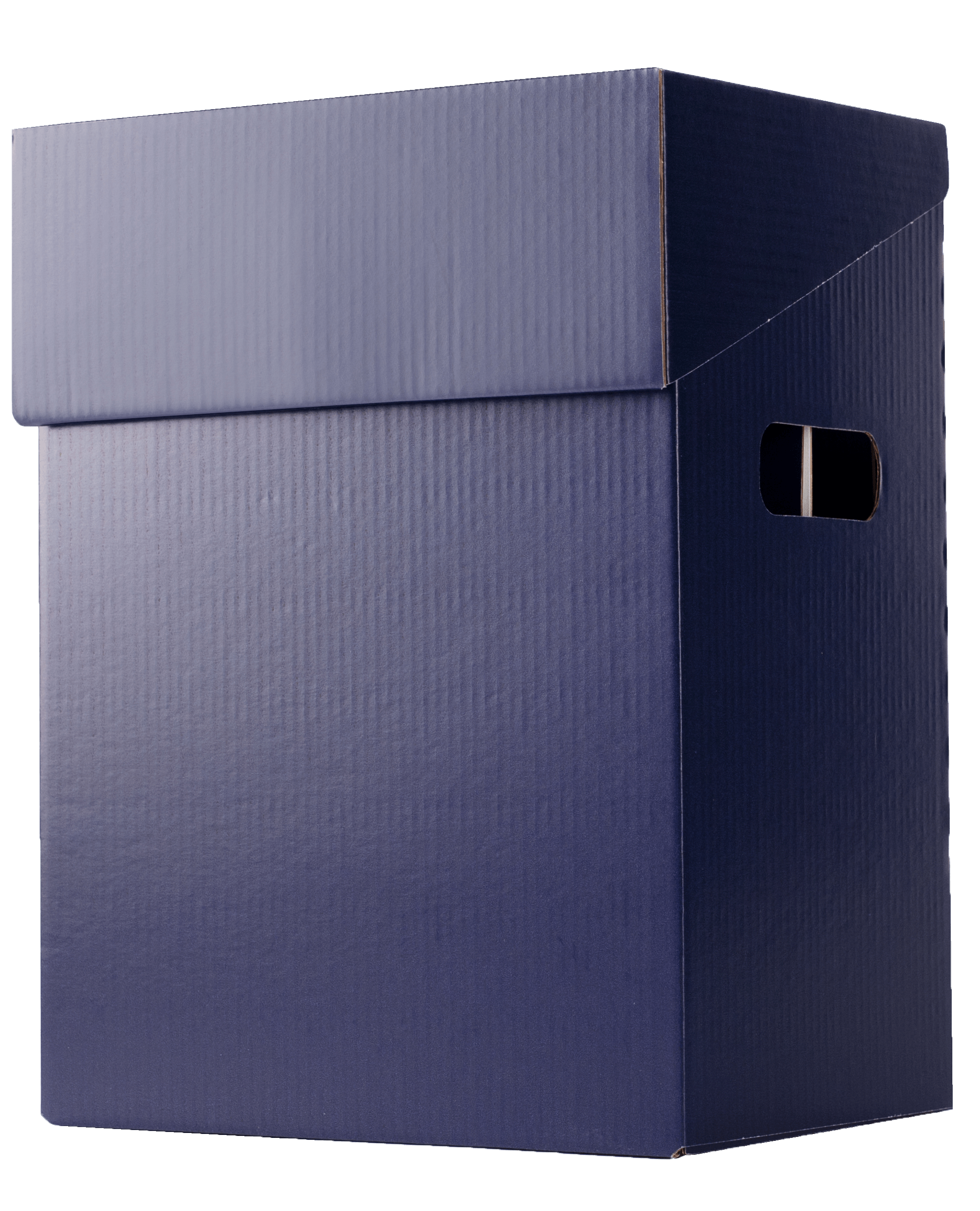 Unbranded 6 bottle Blue Cardboard Box 