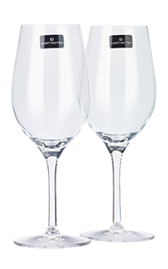 Dartington Universal White Glass Pair