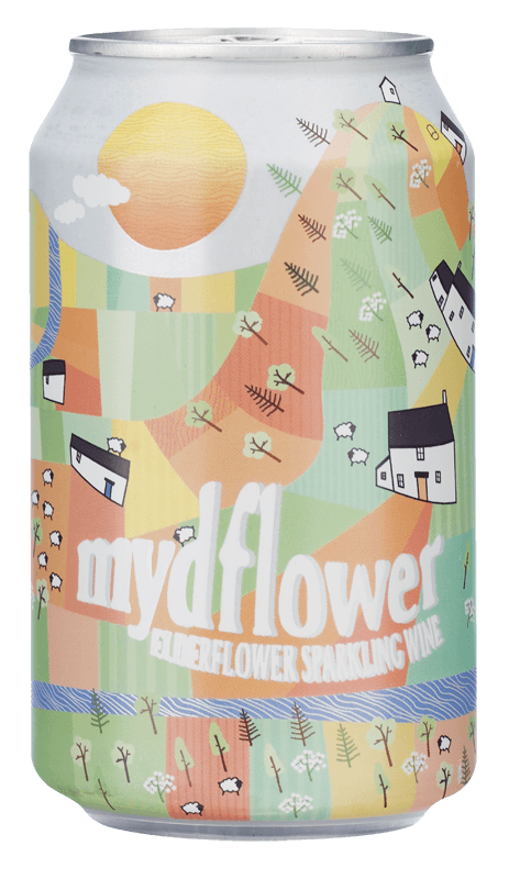 Mydflower Elderflower Sparkling Wine (330ml can) NV