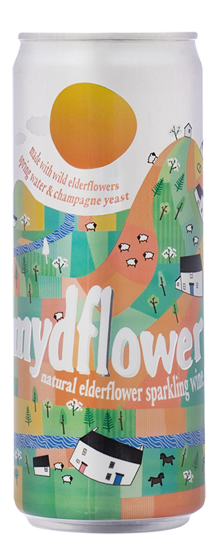 Mydflower Elderflower Sparkling Wine (330ml can) 2021