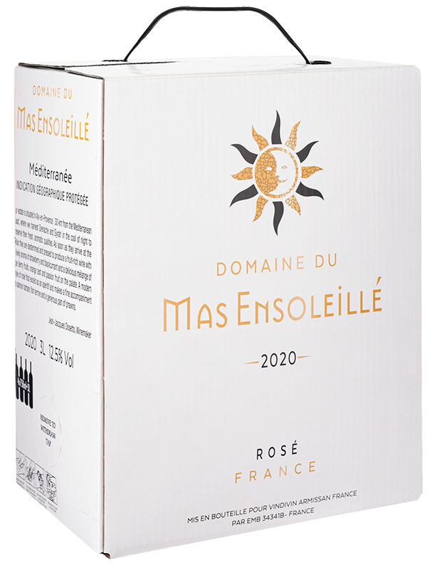 Domaine du Mas Ensoleillé Rosé 3 litre Wine Box 2020