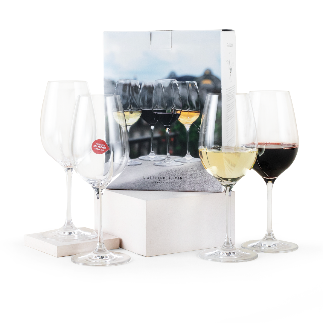 L'Atelier du Vin L'Exploreur Oenologie Set of Four Wine Glasses 