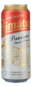 Primátor Premium Pilsner Lager (500ml can)