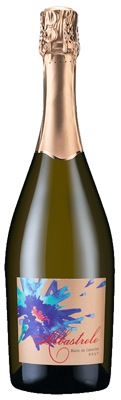 Albastrele Blanc de Cabernet Sparkling Brut NV