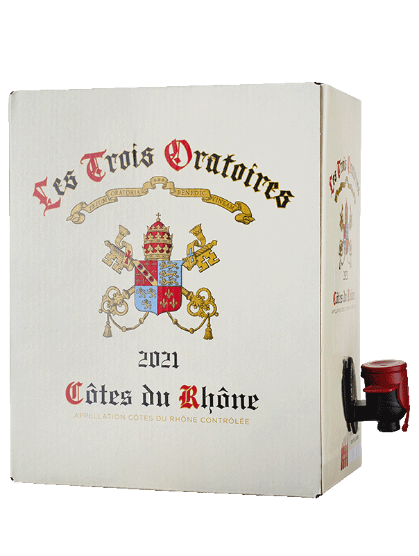 Les Trois Oratoires 3 litre Wine Box 2021