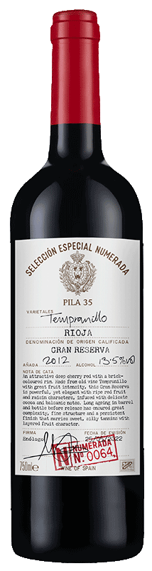 Selección Especial Numerada 64 Rioja Gran Reserva 2012
