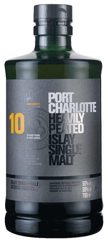 Port Charlotte 10-Year-Old Islay Single Malt Scotch Whisky (70cl) Port Charlotte 10-Year-Old Islay Single Malt Scotch Whisky (70cl)