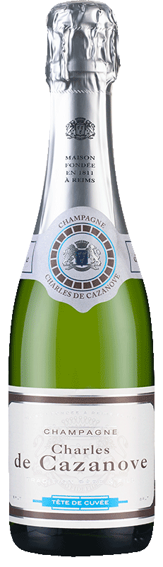 Champagne Charles de Cazanove Brut (half bottle) NV