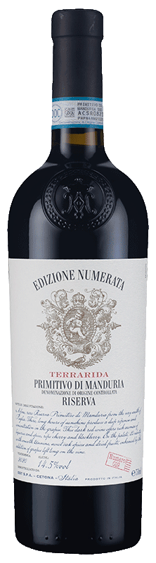 Edizione Numerata Numero 19 Primitivo di Manduria Riserva Edizione Numerata Numero 19 Primitivo di Manduria Riserva
