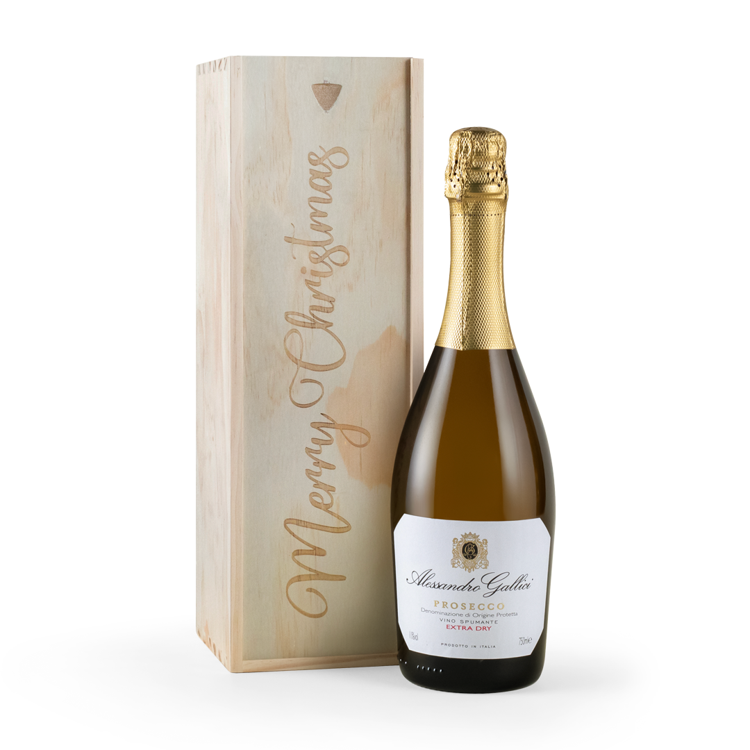 Prosecco In Merry Christmas Gift Box Prosecco In Merry Christmas Gift Box